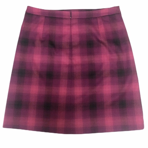 🚫SOLD🚫Halogen Pink, Purple, Black Plaid Skirt - Picture 5 of 7